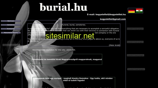 burial.hu alternative sites