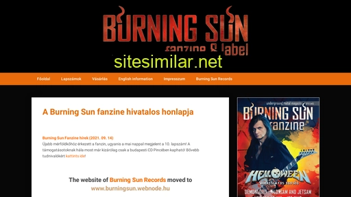 burningsun.hu alternative sites