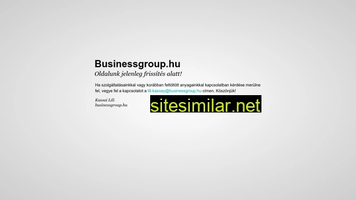 businessgroup.hu alternative sites