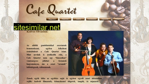cafequartet.hu alternative sites