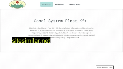 canalsystemplast.hu alternative sites