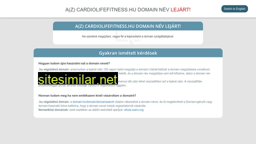 cardiolifefitness.hu alternative sites