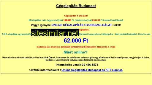 cegalapitas-budapest.hu alternative sites