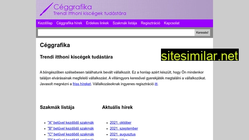 ceggrafika.hu alternative sites