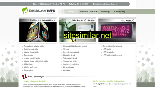 cegtablakell.hu alternative sites
