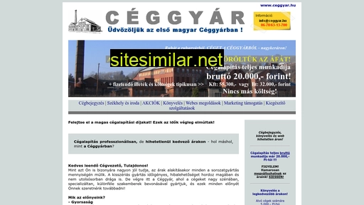ceggyar.hu alternative sites