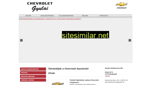 chevroletgyulai.hu alternative sites