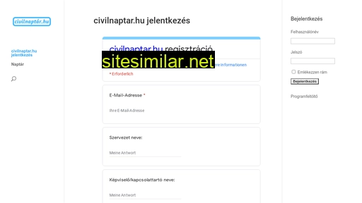 civilnaptar.hu alternative sites