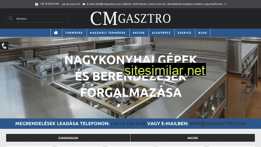 cmgasztro.hu alternative sites