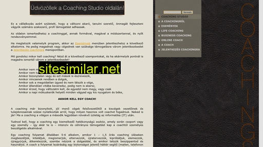 coachingstudio.hu alternative sites