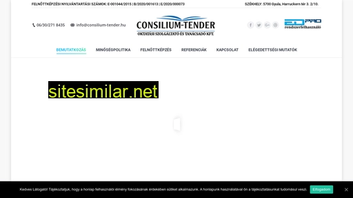 consilium-tender.hu alternative sites