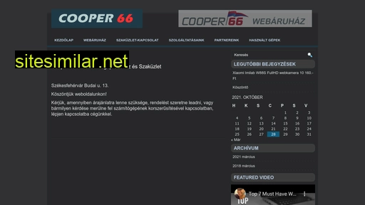 cooper66.hu alternative sites