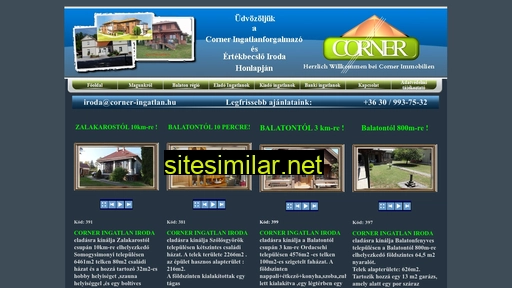 corner-ingatlan.hu alternative sites