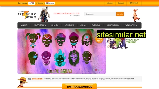 cosplaymade.hu alternative sites