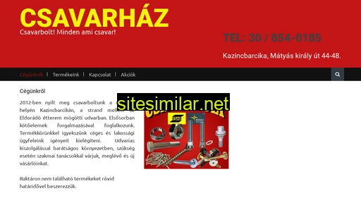 csavarhaz.hu alternative sites