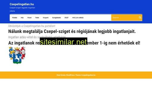 csepelingatlan.hu alternative sites