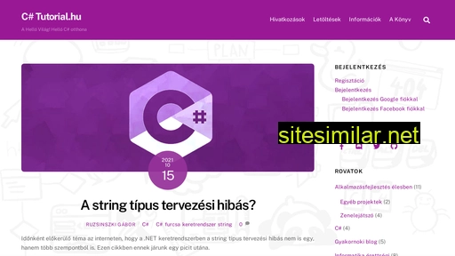 csharptutorial.hu alternative sites