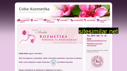 csibekozmetika.hu alternative sites