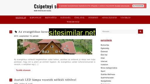 csipetnyiso.hu alternative sites