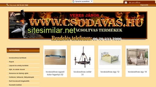 csodavas.hu alternative sites