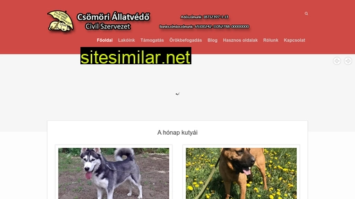 csomoriallatvedok.hu alternative sites