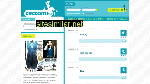 cuccom.hu alternative sites