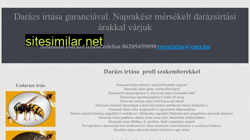 darazsirtasa.hu alternative sites