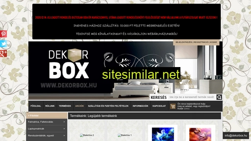 dekorbox.hu alternative sites