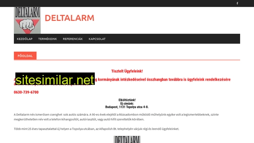 deltalarm.hu alternative sites