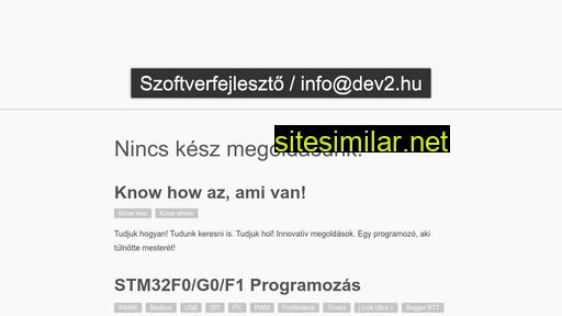 dev2.hu alternative sites