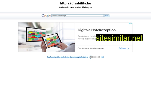 disability.hu alternative sites