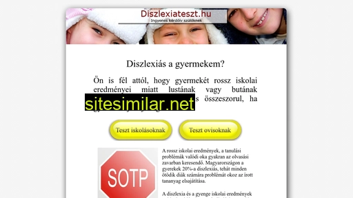 diszlexiateszt.hu alternative sites