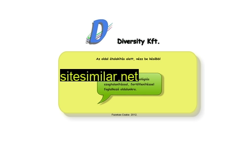 diversitykft.hu alternative sites