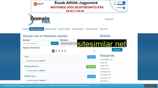 domain-net.hu alternative sites