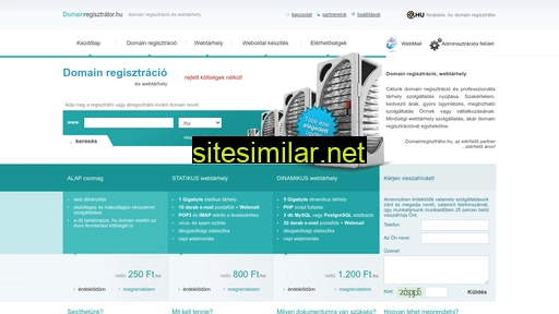 domainregisztrator.hu alternative sites