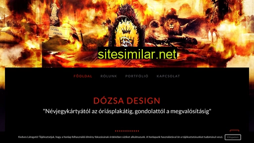 dozsadesign.hu alternative sites