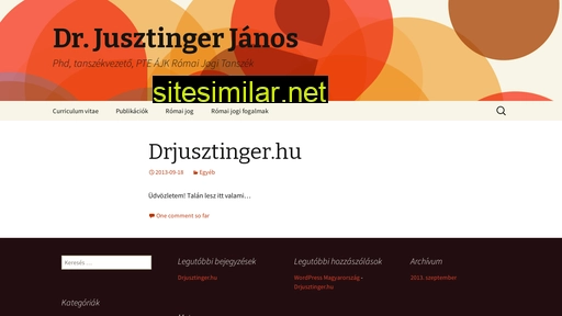 drjusztinger.hu alternative sites
