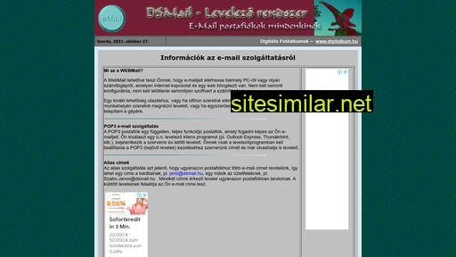 dsmail.hu alternative sites