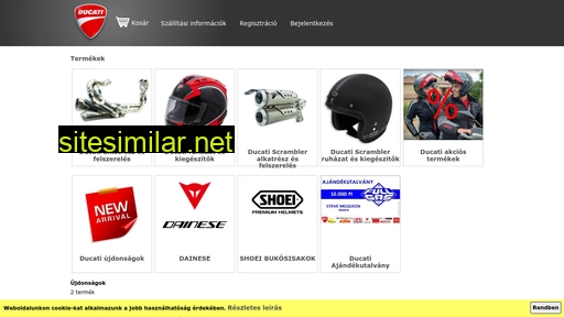 ducati-webshop.hu alternative sites