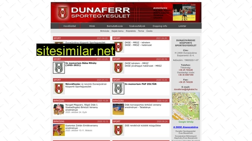 dunaferrse.hu alternative sites