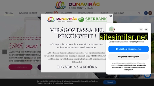 dunavirag.hu alternative sites
