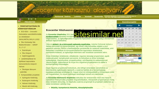 ecocenter.hu alternative sites