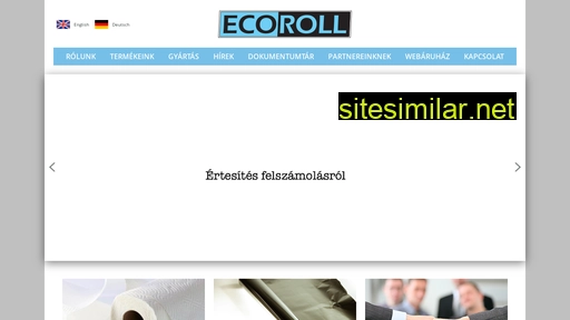 ecoroll.hu alternative sites