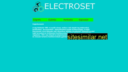 Electroset similar sites