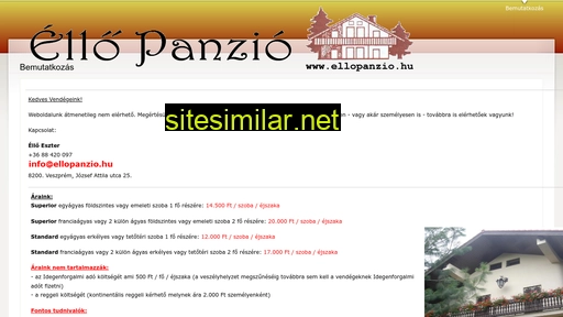ellopanzio.hu alternative sites