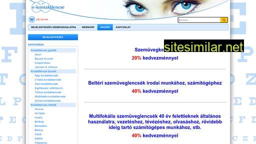 e-kontaktlencse.hu alternative sites