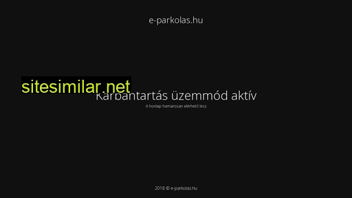 e-parkolas.hu alternative sites