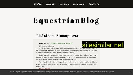 equestrianblog.hu alternative sites
