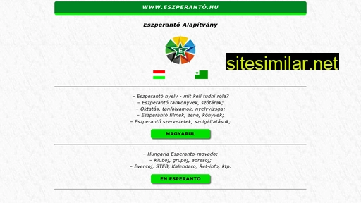 eszperanto.hu alternative sites