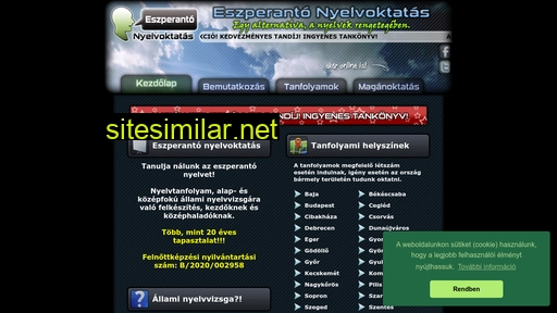 eszperantonyelvoktatas.hu alternative sites